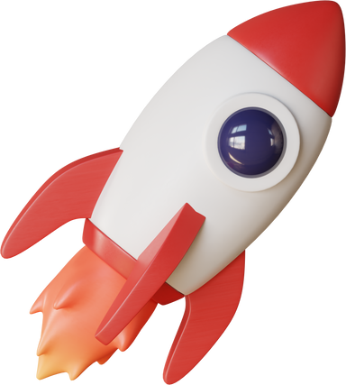Rocket Space 3d Icon